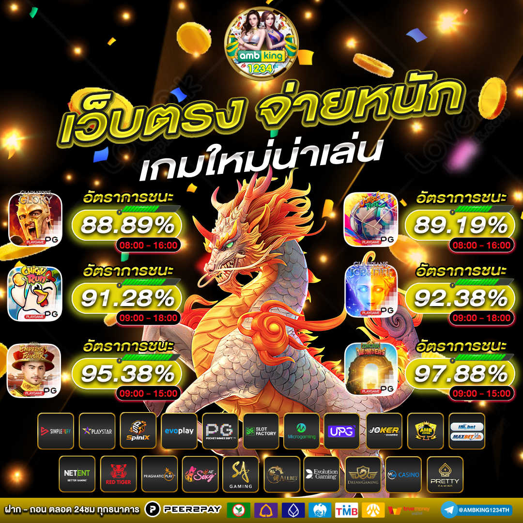เว็บสล็อตอันดับ 1 มาแรง - แบนเนอร์โปรโมชั่น