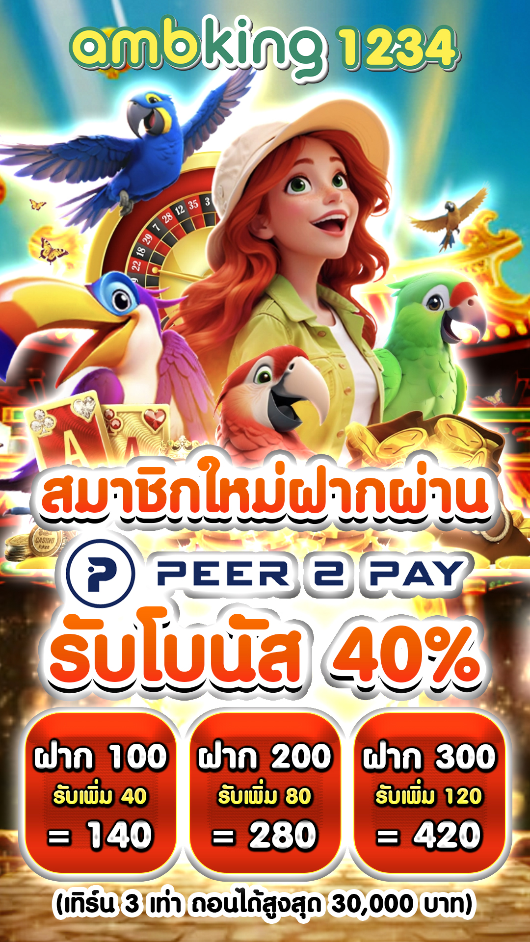 slotฝากถอนไม่มีขั้นต่ำ - แบนเนอร์โปรโมชั่น